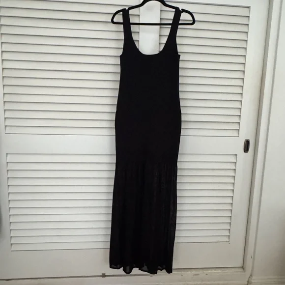 Matteau Sleeveless Drop-Waist Knit Midi Dress - Picture 2 of 5
